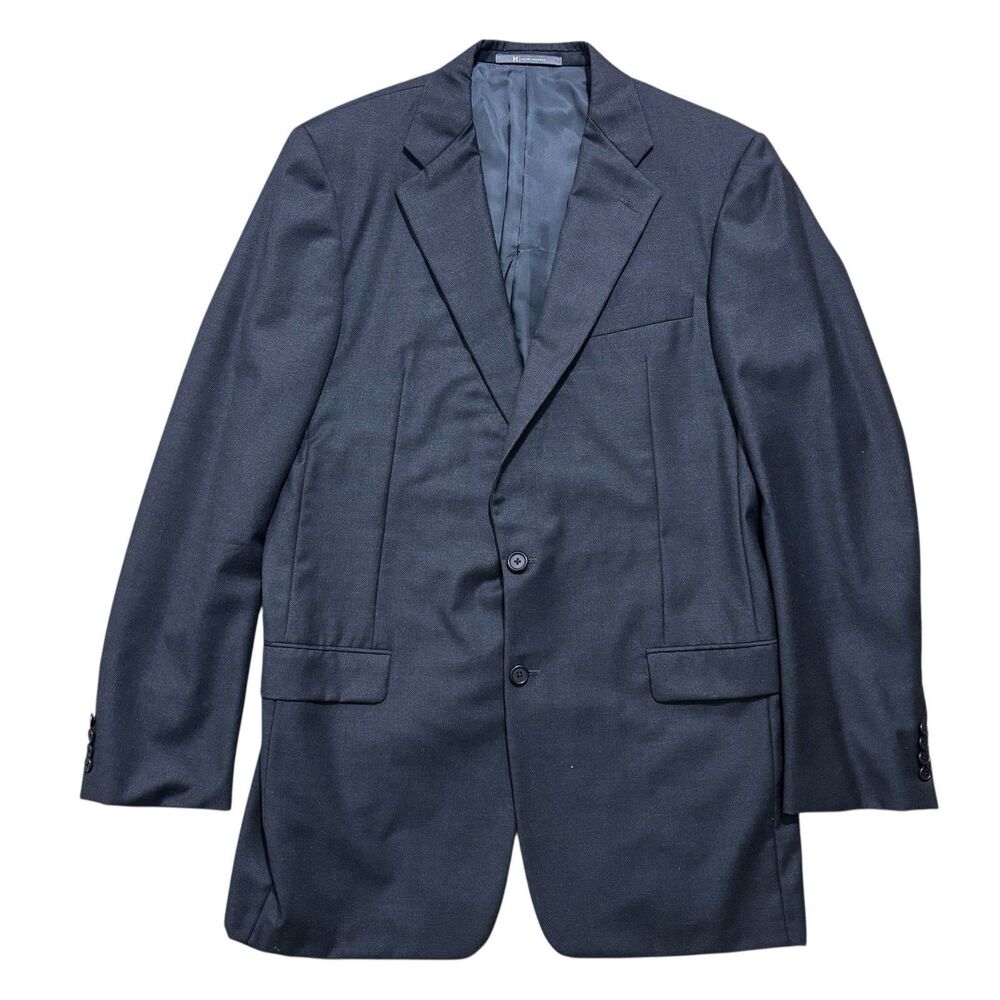 Loro Piana Hickey Freeman Blazer Mens 42 XLG Long Tasmanian Super 120’s Jacket